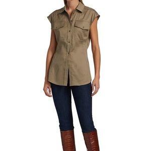 Frame Arie Button-Front Top